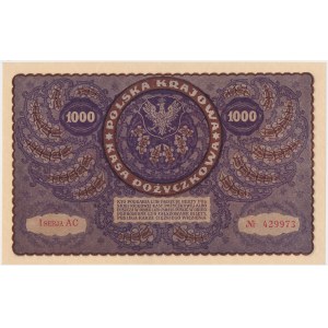 1.000 marek 1919 - I Serja AC -