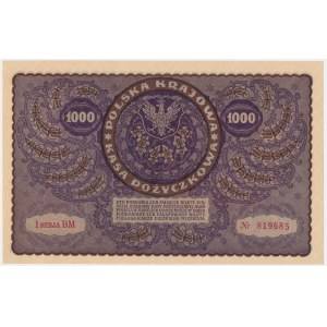 1.000 Mark 1919 - I Serja BM -