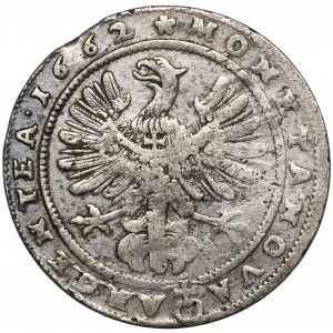 Silesia, Duchy of Liegnitz-Brieg-Wohlau, Christian, 15 Kreuzer Brieg 1662