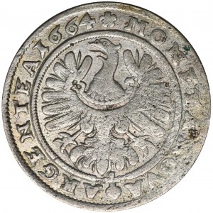 Schlesien, Herzogtum Legnicko-Brzesko-Wołowskie, Krystian Wołowski, 15 Krajcarów Brzeg 1664