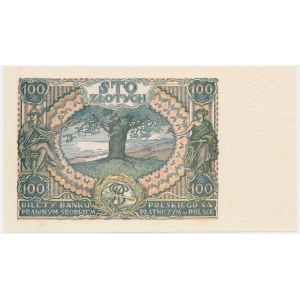 100 zloty 1934 - obverse without main print -.