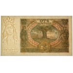 100 złotych 1934 - awers bez głównego druku -