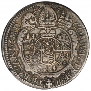 Schlesien, Herzogtum Nysa, Franz Ludwig von Neuburg, 6 Krajcars Nysa 1693 LPH