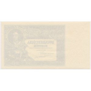20 zloty 1931 - destrukt without series and numbering device and without subprint