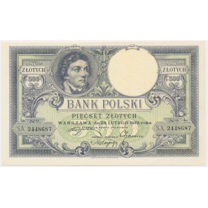 500 Zloty 1919 - SA. -