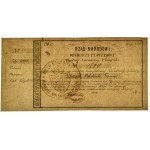 January Uprising, Provisional Bond for 1,000 zloty 1863-64 with numerator