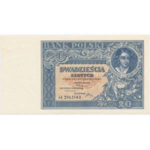 20 złotych 1931 - AB - PIĘKNE
