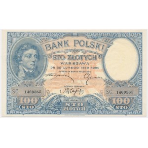 100 złotych 1919 - S.C - PIĘKNY