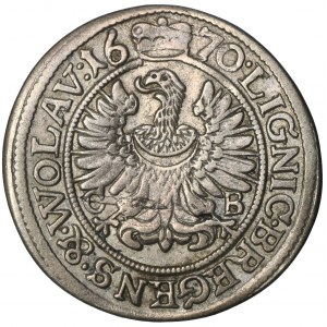 Schlesien, Herzogtum Legnicko-Brzesko-Wołowskie, Krystian Wołowski, 3 Krajcary Brzeg 1670 CB