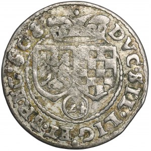 Silesia, Duchy of Liegnitz-Brieg-Wohlau, Christian and Rudolph, 3 Kreuzer Reichenstein 1608