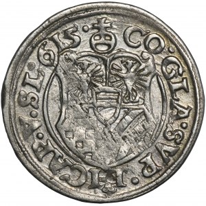 Schlesien, Herzogtum Ziębice-Oleśnica, Karl II., 3 Krajcary Olesnica 1615 - RARE