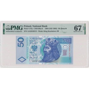 50 złotych 1994 - AA - PMG 67 EPQ
