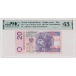 20 złotych 1994 - ZA - PMG 65 EPQ - seria zastępcza