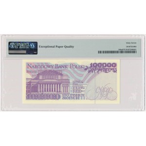 100.000 złotych 1993 - A - PMG 67 EPQ - RZADKA