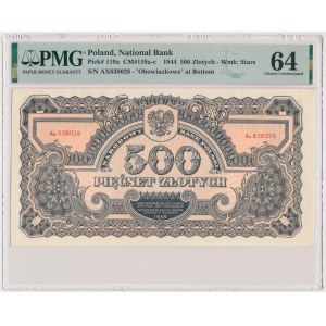 500 gold 1944 ...owe - Ax - PMG 64