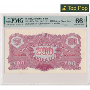 100 Gold 1944 ...owe - BK - PMG 66 EPQ