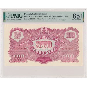 100 PLN 1944 ...owe - Ax - PMG 65 EPQ