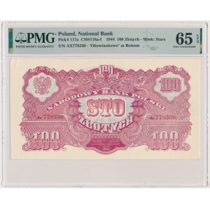 100 złotych 1944 ...owe - Ax - PMG 65 EPQ