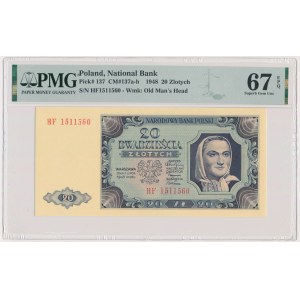 20 Gold 1948 - HF - PMG 67 EPQ