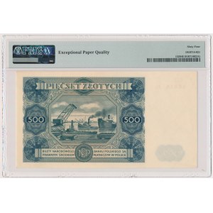 500 złotych 1947 - E2 - PMG 64 EPQ