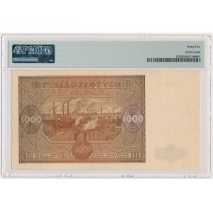 1.000 złotych 1946 - A. - PMG 35 - rzadka odmiana