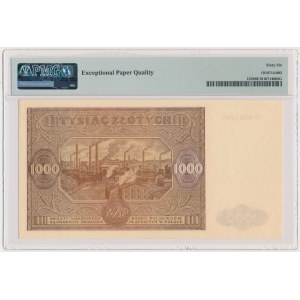 1.000 złotych 1946 - W - PMG 66 EPQ - RZADKIE