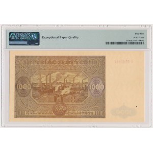 1.000 złotych 1946 - G - PMG 65 EPQ