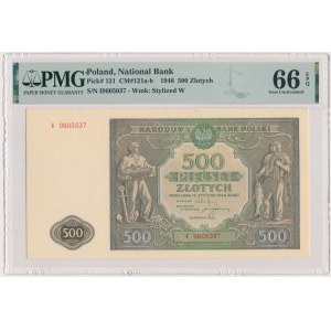 500 Gold 1946 - I - PMG 66 EPQ