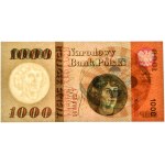 1.000 Zloty 1962 - A - PMG 66 EPQ - mit aufgeklebter Aufschrift TYSIĄC ZŁOTYCH - WIELKA RZADKOŚĆ