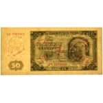 50 złotych 1948 - WZÓR - Nr 000106 - OO 0000000 - PMG 66 EPQ - EKSTREMALNIE RZADKIE