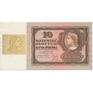 10 gold 1928 - FARBMUSTER