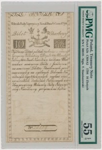 10 złotych 1794 - C - PMG 55 EPQ