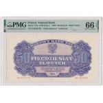 50 gold 1944 ...owe - EB - PMG 66 EPQ