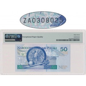 50 złotych 1994 - ZA - PMG 67 EPQ - seria zastępcza