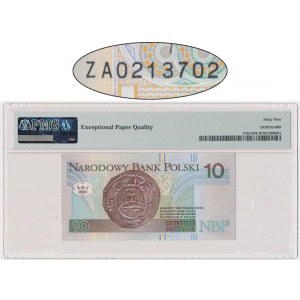 10 złotych 1994 - ZA - PMG 65 EPQ - seria zastępcza