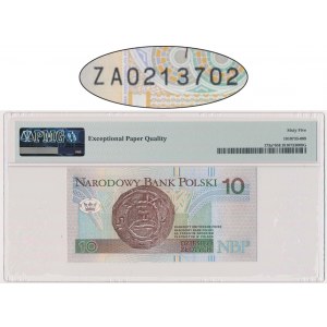 10 złotych 1994 - ZA - PMG 65 EPQ - seria zastępcza