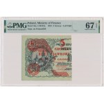 5 Pfennige 1924 - linke Hälfte - PMG 67 EPQ