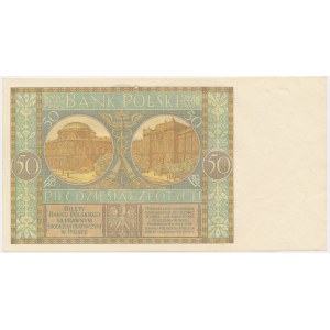 50 złotych 1929 - Ser.B.D. -