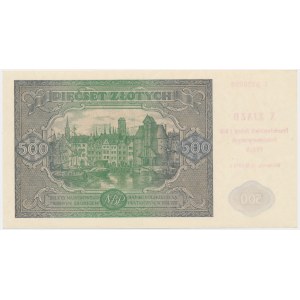 500 Zloty 1946 - I -