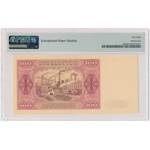 100 złotych 1948 - DF - PMG 58 EPQ