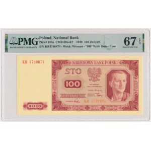 100 złotych 1948 - KR - PMG 67 EPQ