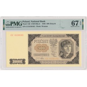 500 Gold 1948 - CC - PMG 67 EPQ