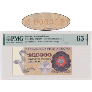 PLN 200,000 1989 - R - PMG 65 EPQ