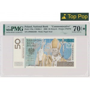 50 złotych 2006 - Jan Paweł II - PMG 70 EPQ ★