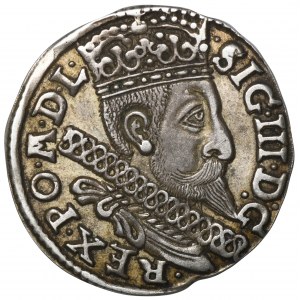 Sigismund III. Vasa, Trojak Bydgoszcz 1597 - Blende und Bogen