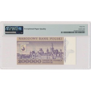 200.000 złotych 1989 - K - PMG 65 EPQ