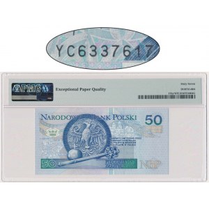 50 złotych 1994 - YC - PMG 67 EPQ - seria zastępcza