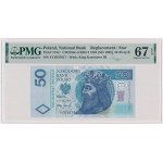 50 złotych 1994 - YC - PMG 67 EPQ - seria zastępcza