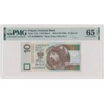 10 złotych 1994 - KH 0000016 - PMG 65 EPQ - bardzo niski numer