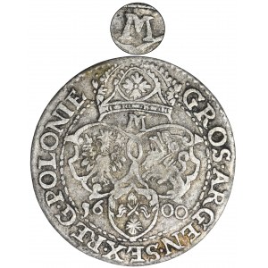 Sigismund III Vasa, Malbork 1600 - RARE, Buchstabe M